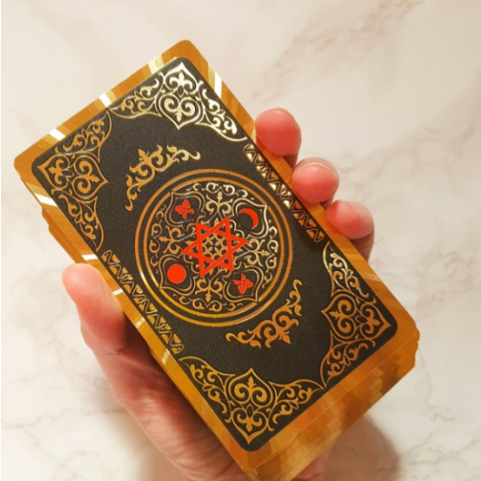 더풀타로 골드 유니버셜 웨이트 황금 타로 카드 5종류 스티커 포함 42,800원