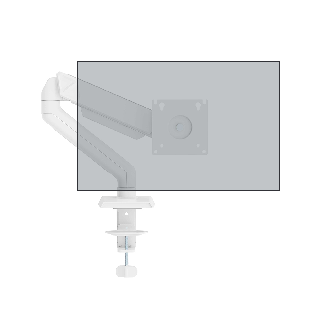 엔산마운트 N112V 올화이트 32인치 싱글 책상 모니터암 브라켓 스탠드 모니터 거치대, 1개 29,900원