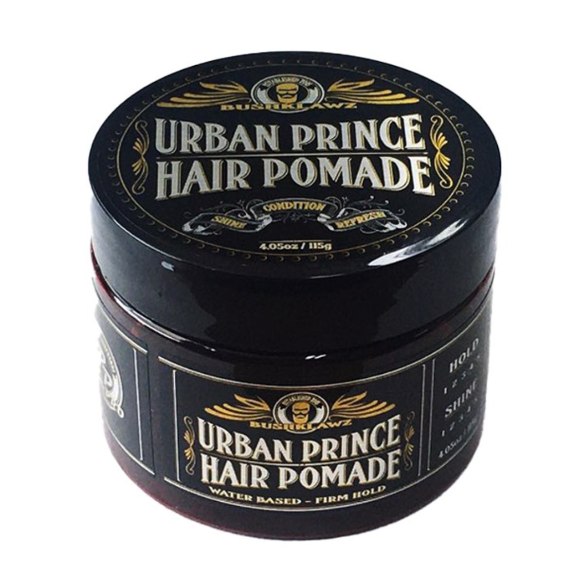 [부시클로스 본사직영몰] 어반 프린스 남자 헤어왁스 남성용 포마드 왁스 바버샵 유광, 115g, 1개 24,870원