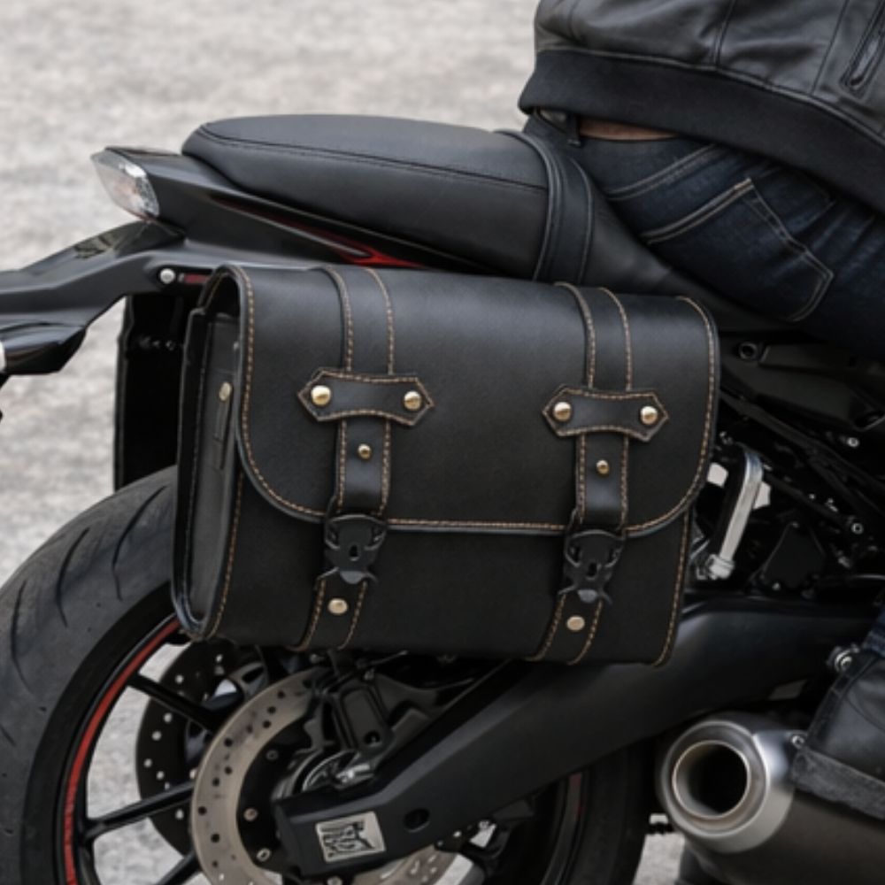 브오미 오토바이 사이드백 바이크 가방, 블랙 28,000원