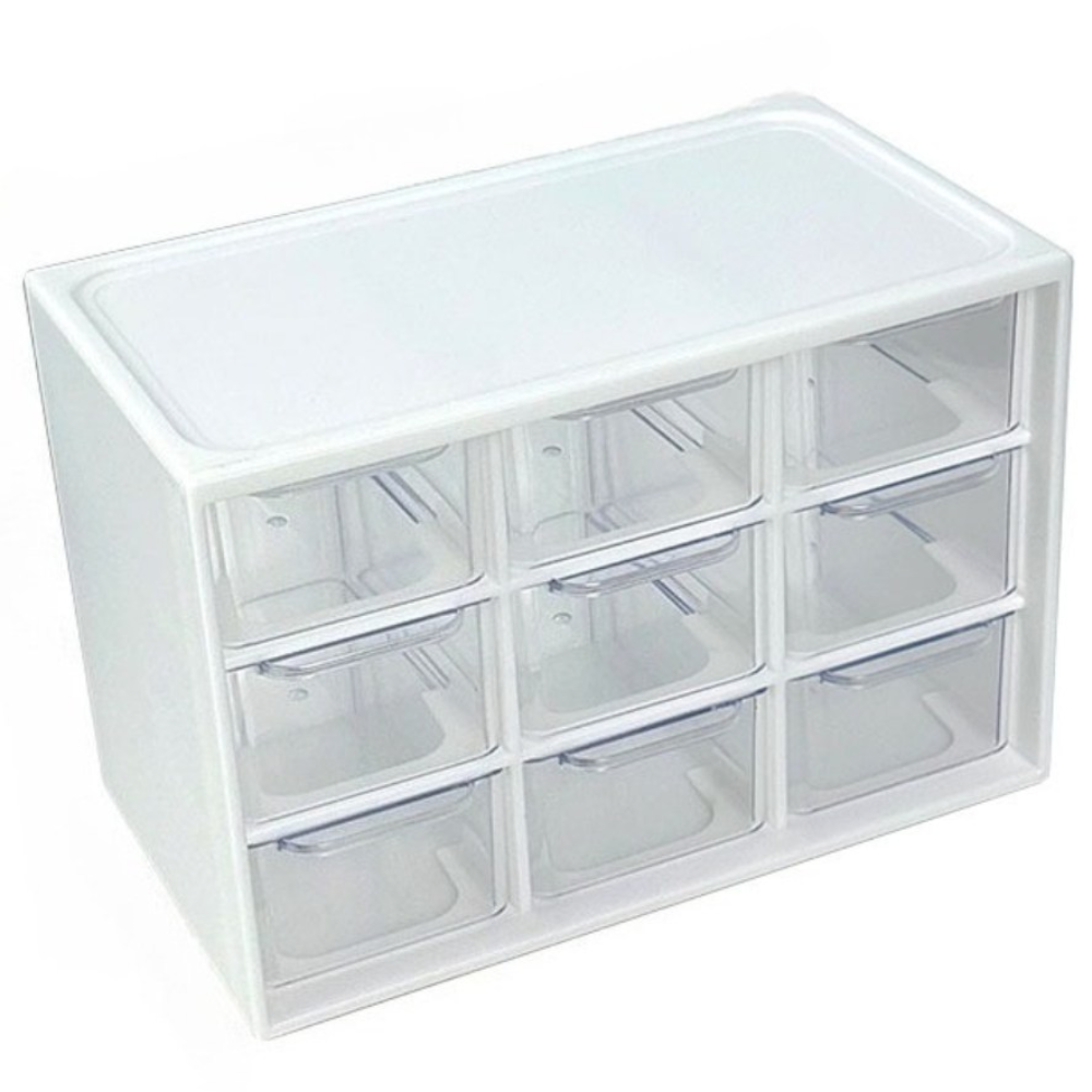 서랍 정리함 서랍형 수납함 데스크 정리함 다칸분리형 데스크정리용, 화이트, 1개, 현재가 7,990원