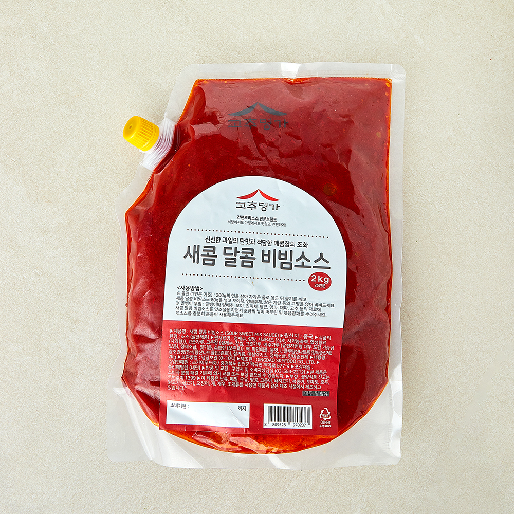 [로켓프레시] 고추명가 새콤달콤 비빔소스, 2kg, 1개 12,250원