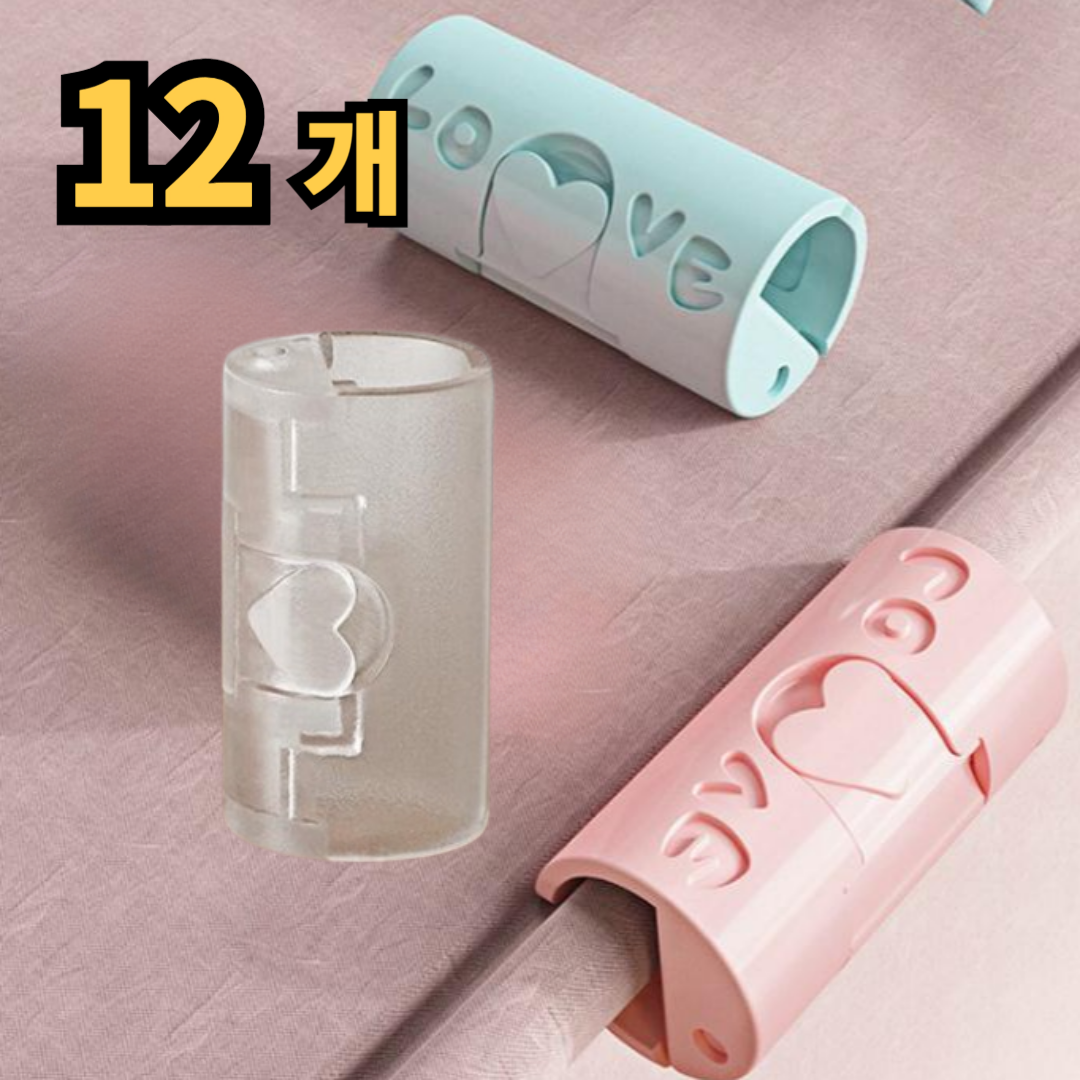 제로크린 침대시트 고정 클립 집게 12P 세트, 1개, 블루 7,000원