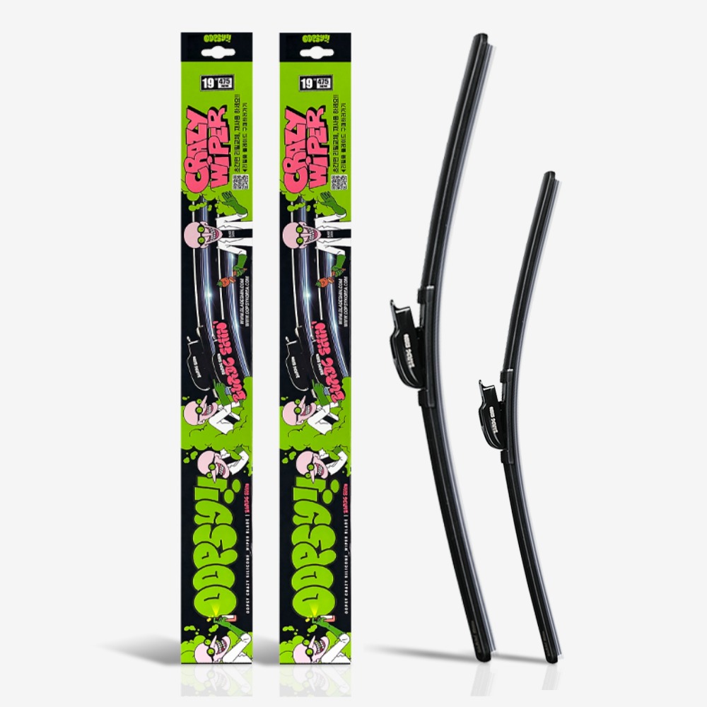 쉐보레 웁시 발수코팅 실리콘 와이퍼 간편날교체 운전석 조수석 세트, 트랙스 크로스오버 (23년~현재) 45,900원