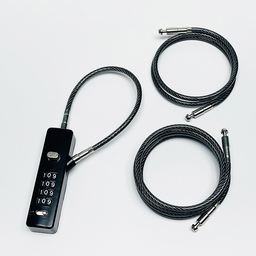 파크라이프 3 in 1 멀티 케이블 4단 자물쇠 유럽여행 캐리어 자전거 3종 와이어 15,500원