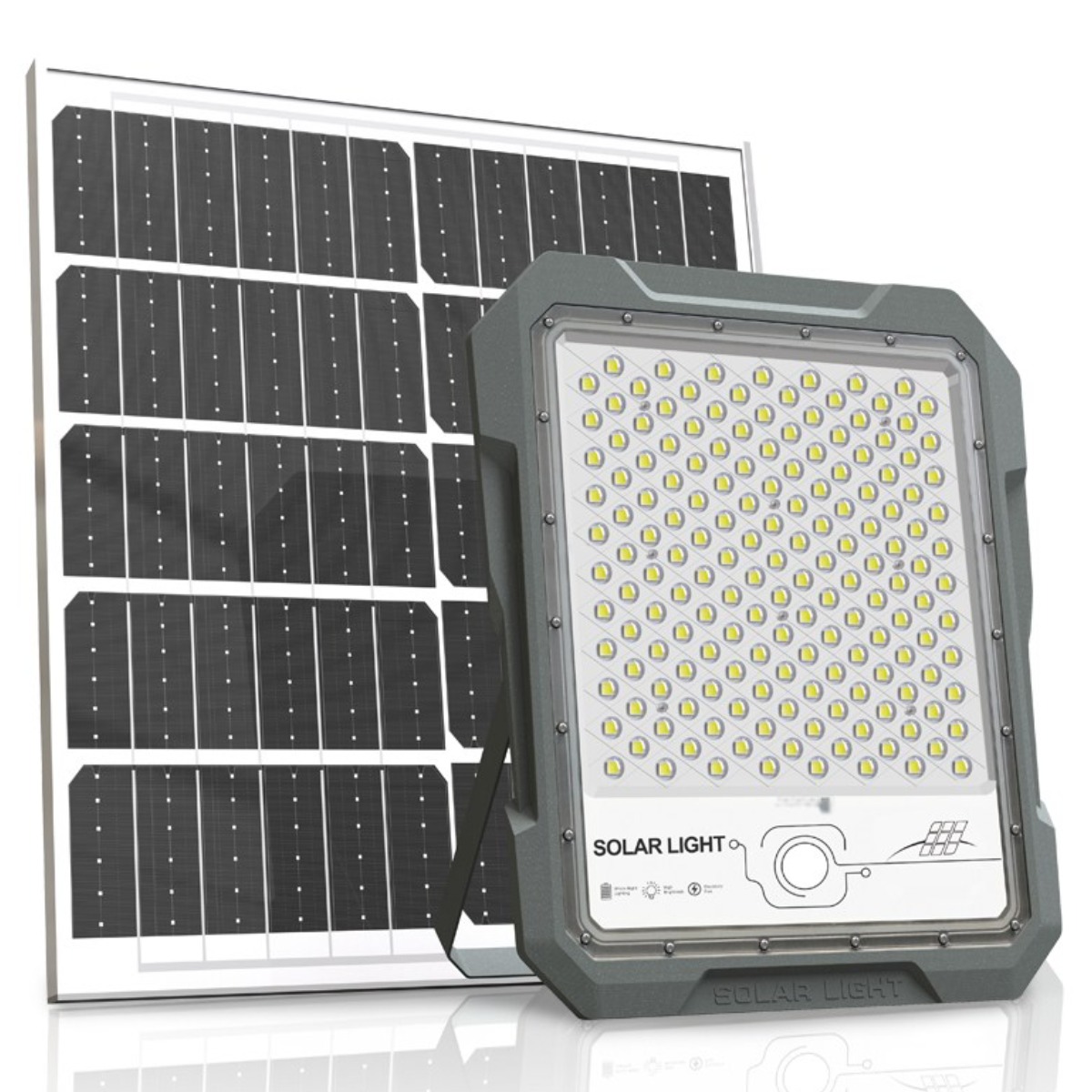 나눔조명 태양광 가로등 투광등 정원등 태양열 LED 투광기 벽등 조명, 01_태양광 MJ 60W 투광등-(흰빛) 63,000원