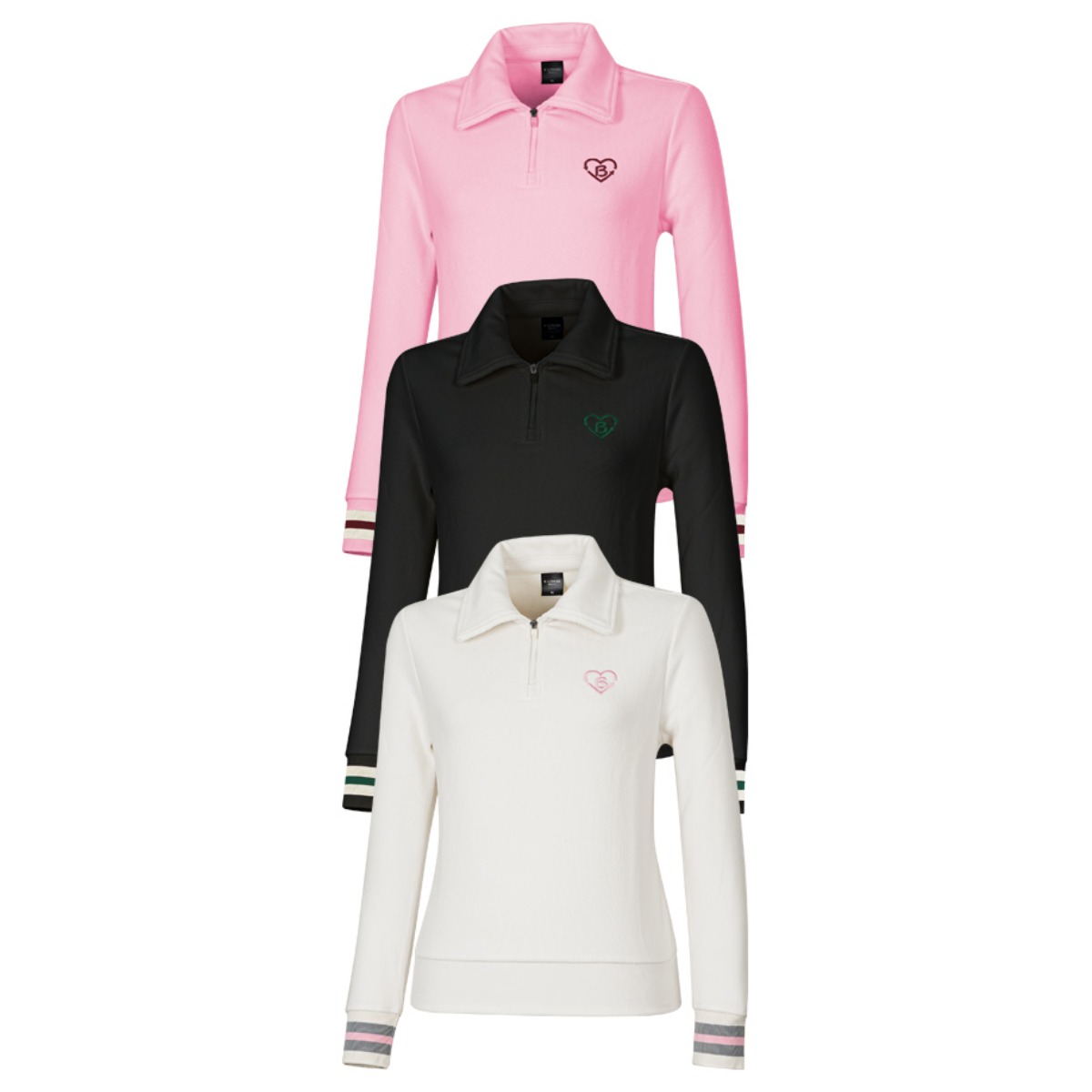 빌트모아 여성 겨울 골프웨어 빅에리 포인트 집업티셔츠 46,900원