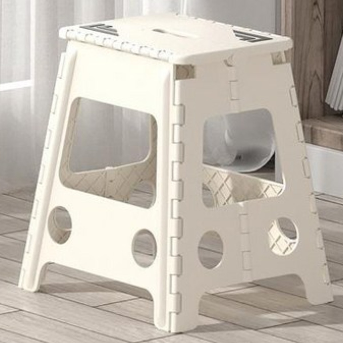 [안전잠금]휴대용 플라스틱 접이식 의자 폴딩체어, 아이보리, 1개 14,600원