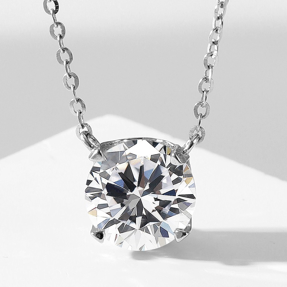 르끌라 모이사나이트 1캐럿 3캐럿 목걸이 실버925 GRA보증서 다이아몬드 팬던트 70,900원