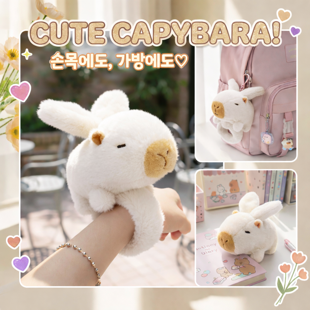 다잇대 감성 인기템 카피바라 손목 인형 13,900원
