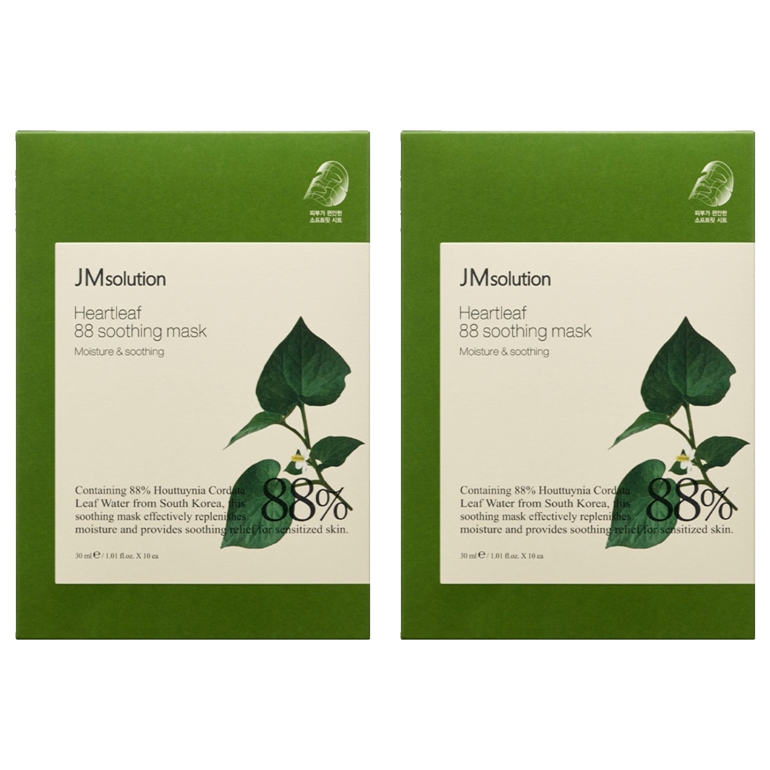 제이엠솔루션 어성초 88 수딩 마스크 30ml 24,000원