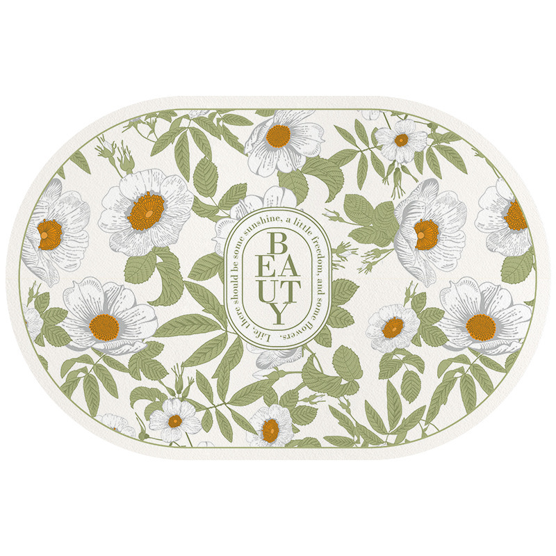 하이어리 플라워 주방 욕실 디자인 발매트 6,980원