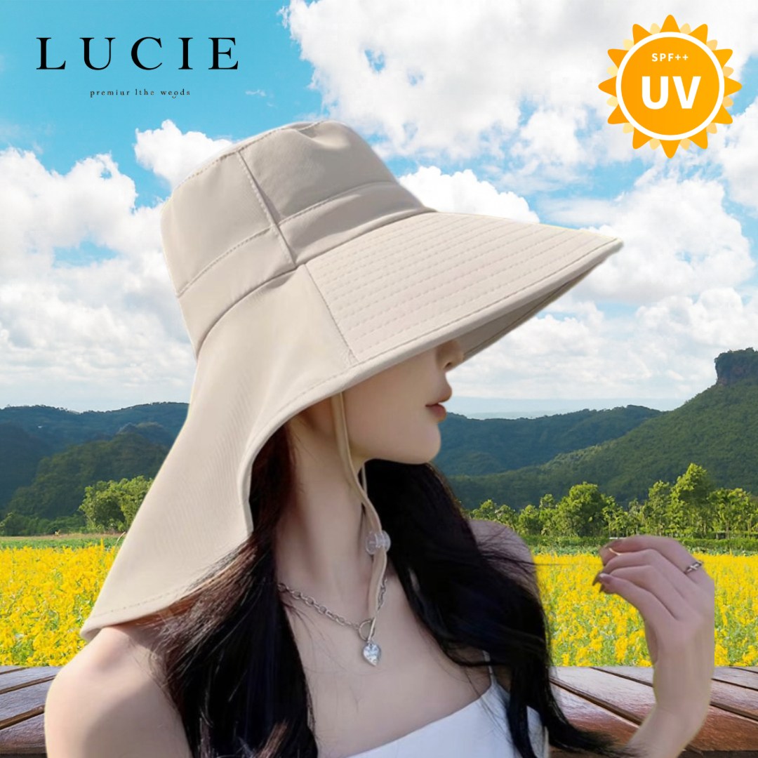 루시에 챙넓은 트렌디 여성 모자 UV 자외선 차단 썬캡 7,800원