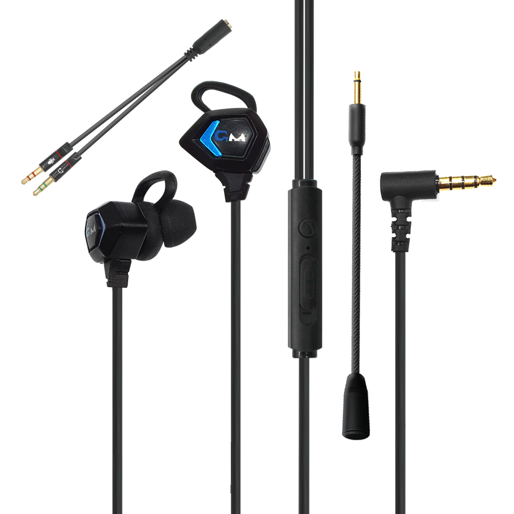 디보이스 GE-700 게이밍 3.5mm 4극 분리형 외장마이크 유선 이어폰, 블랙, TA4-33 (변경옵션) 12,500원