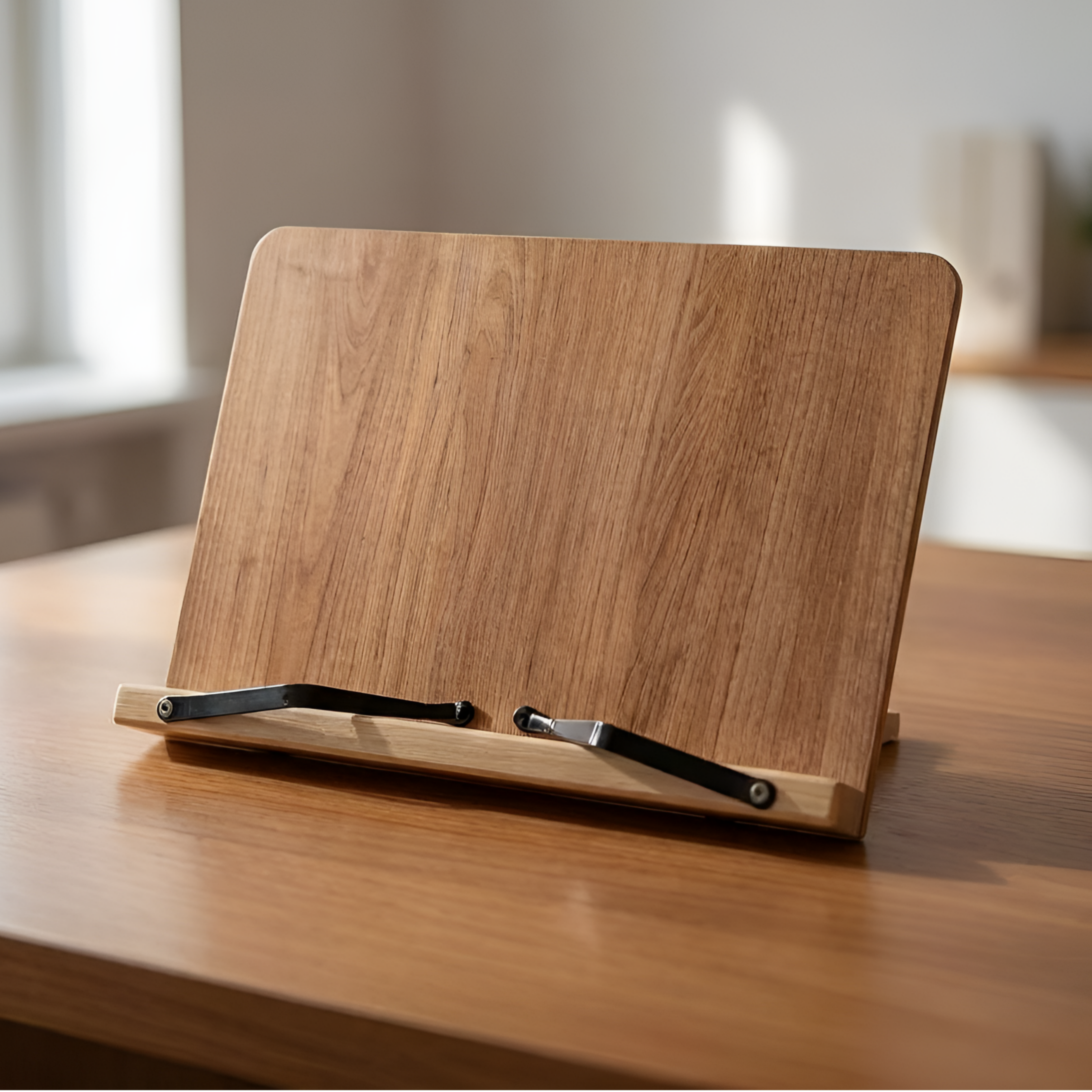 누어리 8단 각도조절 인체공학 원목 독서대 12,700원