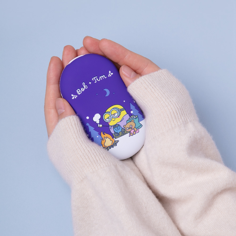 미니언즈 휴대용 충전식 양면발열 손난로 핫팩 보조배터리 18,800원