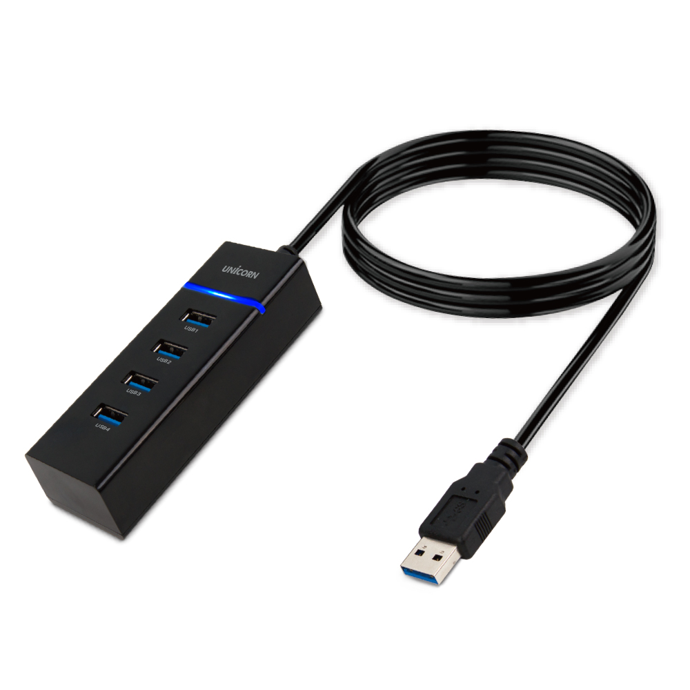 UNICORN LH-4000A 4포트 무전원 USB 3.0 멀티허브 12,900원