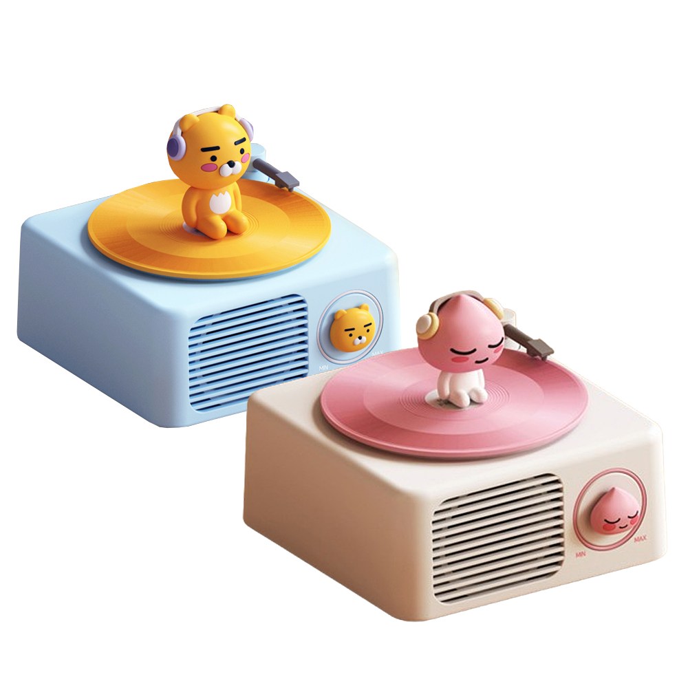 [카카오프렌즈] 블루투스 턴테이블 스피커 어피치 라이언 45,000원