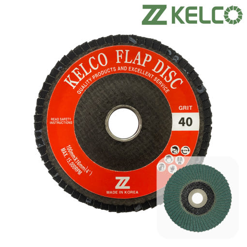 켈코 ZR 플랩디스크 100mm 날개 페파 골드 타입 60방 / 그라인더용 사포날 484,500원
