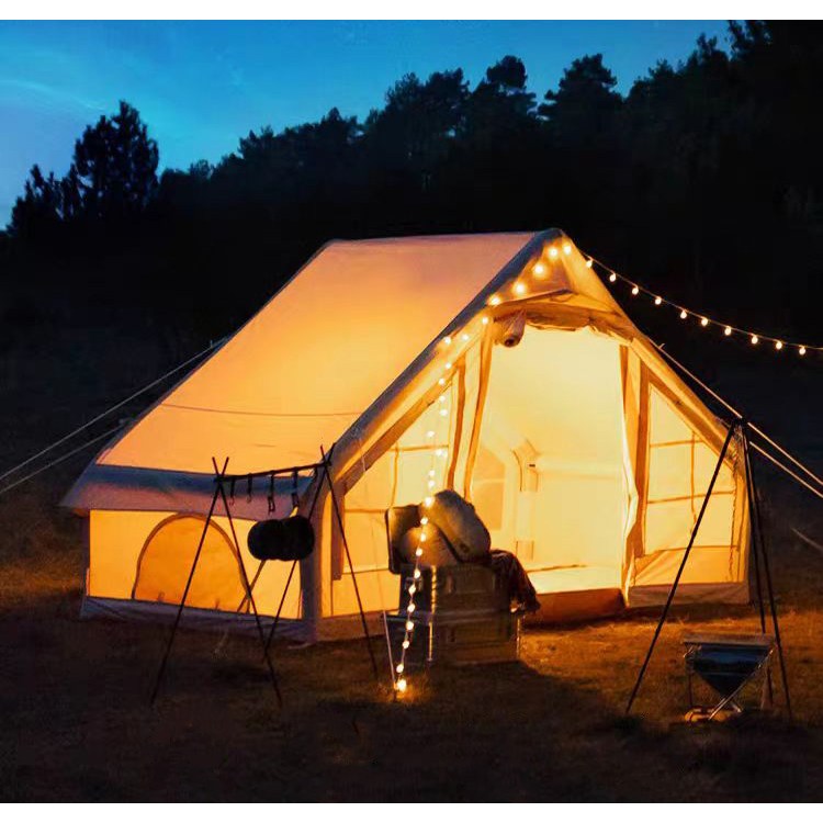 태월 에어텐트 캠핑텐트 원터치 방수보온 캐노피 리빙룸 4-8인용 태양등 증정, 4-8인 사용 300*210*200cm, 베이지 259,000원