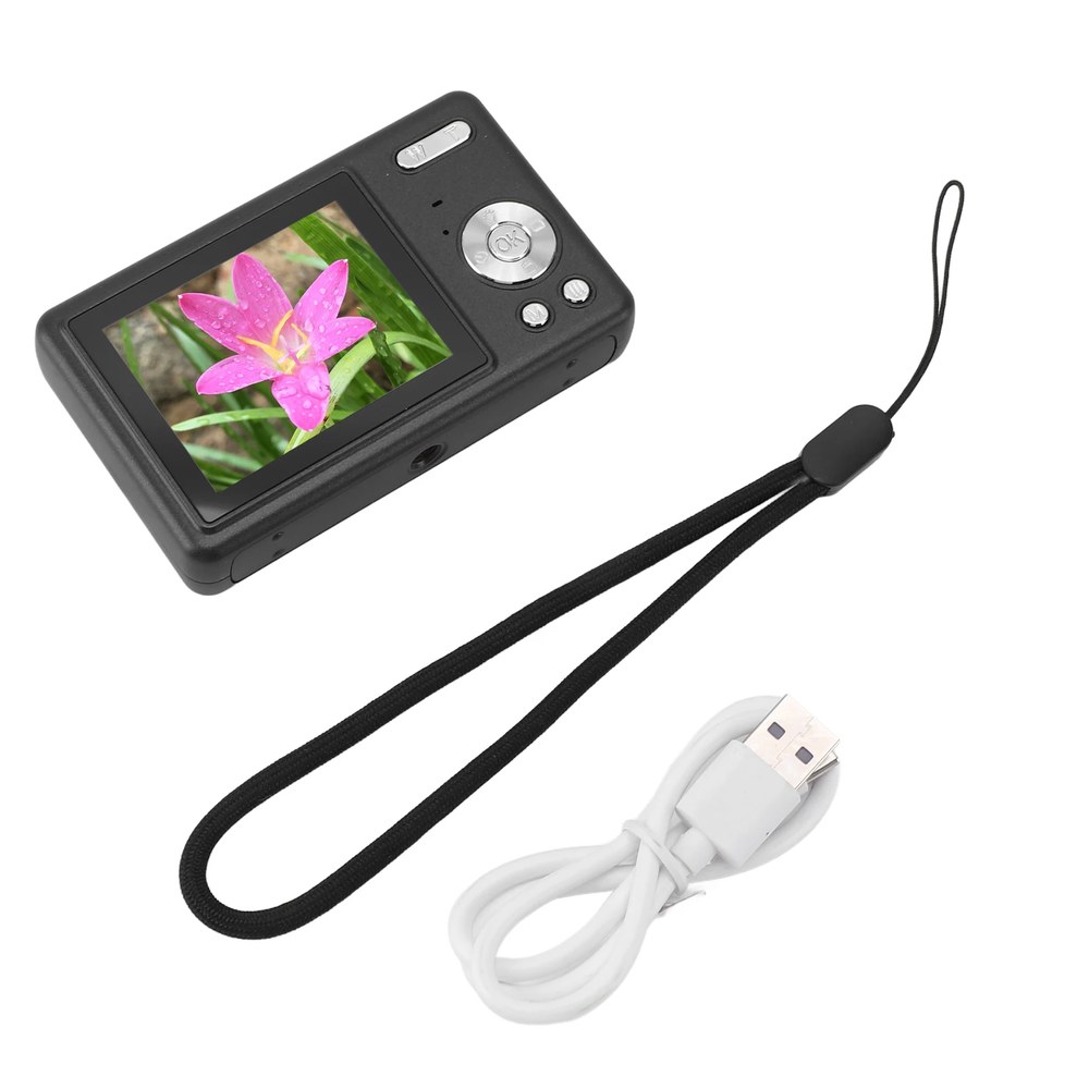 컴팩트 카메라 휴대용 12MP 1080P 디지털 화면 학생 브이로그용 16배 2.4인치 초점 자동 28,600원