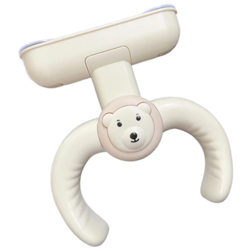 베테랑대디 KC인증 붙이는 샤워 목욕 핸들 아기비데 휴대용 목욕의자, 마카롱핑크, 1개 61,900원