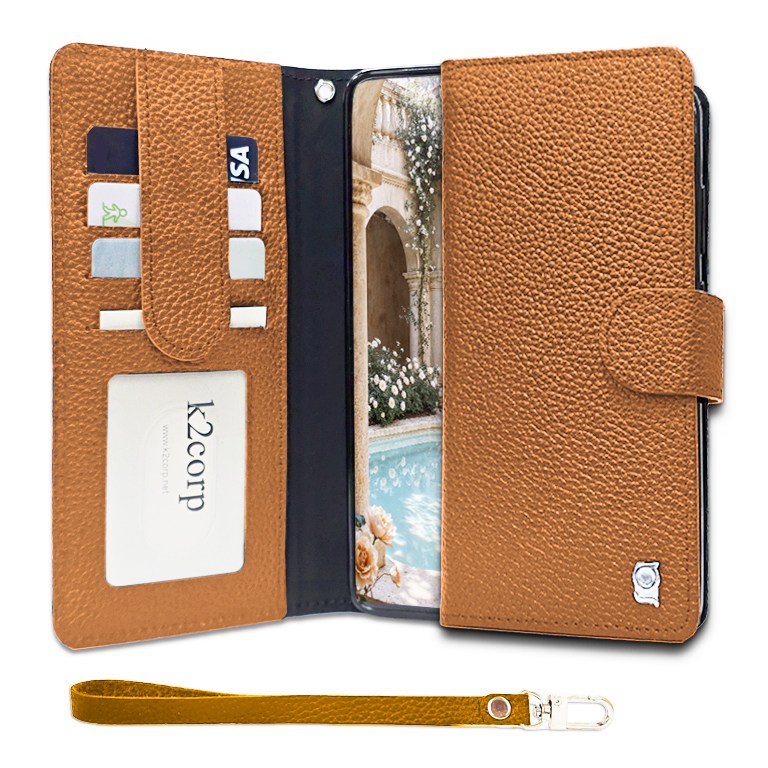 카투소 오플빽포켓 천연소가죽 카드수납 지폐수납 교통카드 후면 포켓 수납 다이어리 핸드폰 케이스 스트랩 포함 최신기종 21,000원