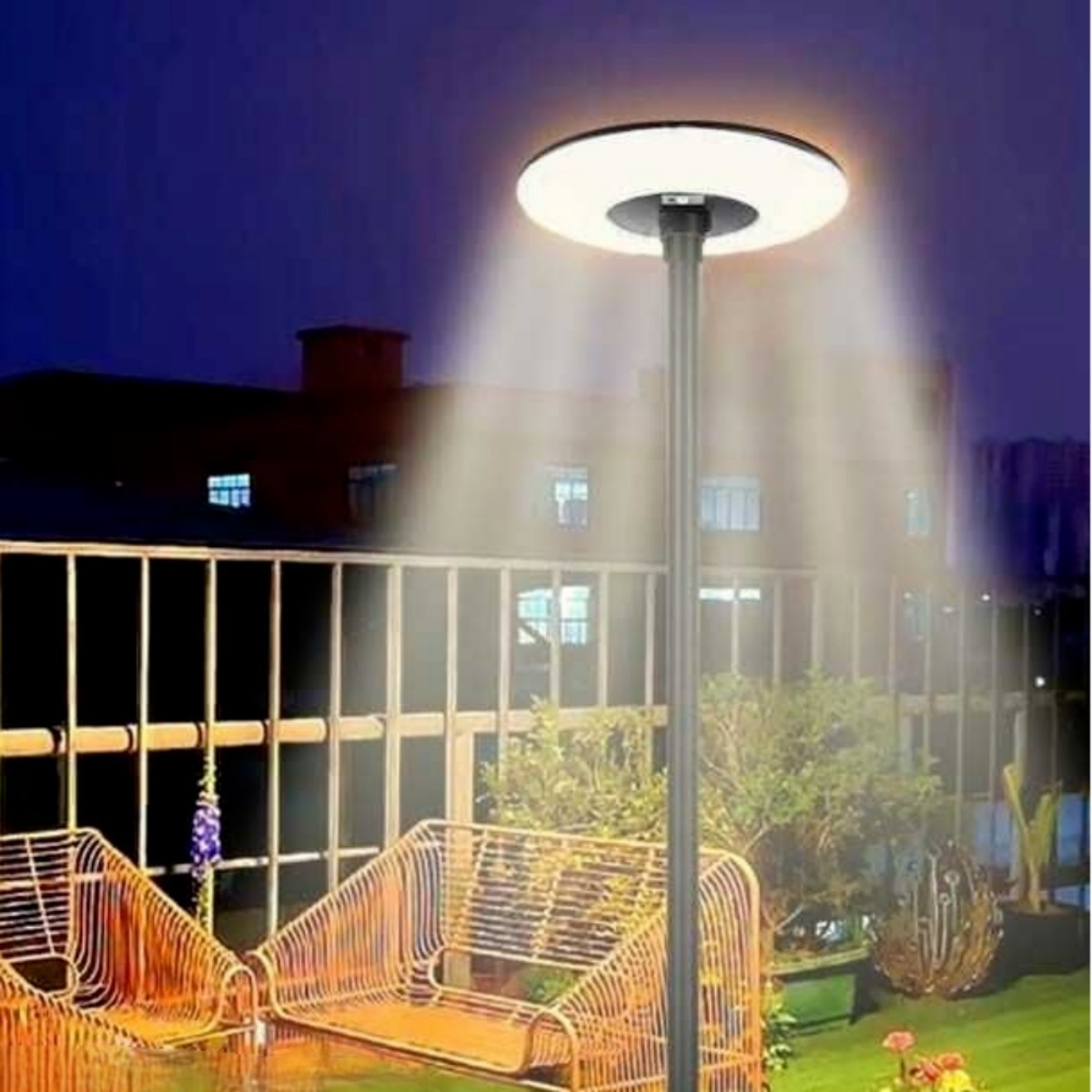 햇빛조명 태양광 리튬배터리 365일 LED 야외정원등 실외 방수 센서등 야외 가로등 정원등, one color 376,000원