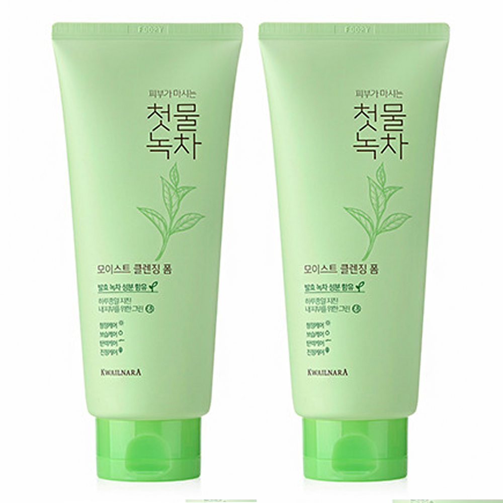 과일나라 첫물녹차 모이스트 클렌징폼, 180g, 2개 9,830원