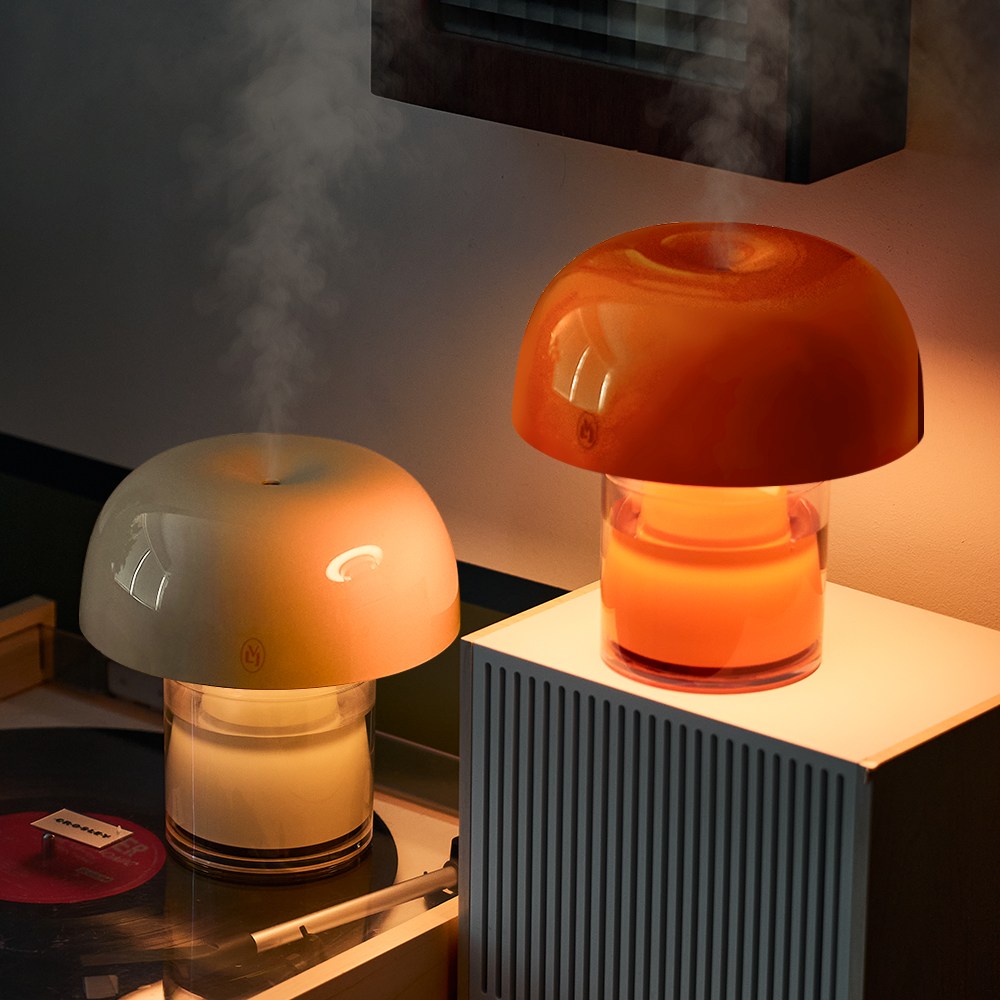 리브제 1+1 올라 무선 미니 무드등 초음파 가습기, 글로우오렌지 + 코지베이지, LIVJET-HOLA 186,000원