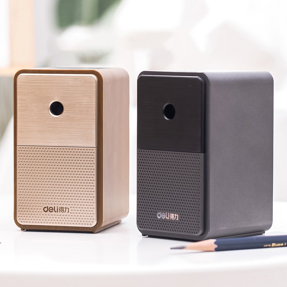 [5시건 당일출고] fooi 레트로 연필깎이 앤틱 스피커모양 5단계 심조절 오토피드기능, 원목, 1개 10,200원