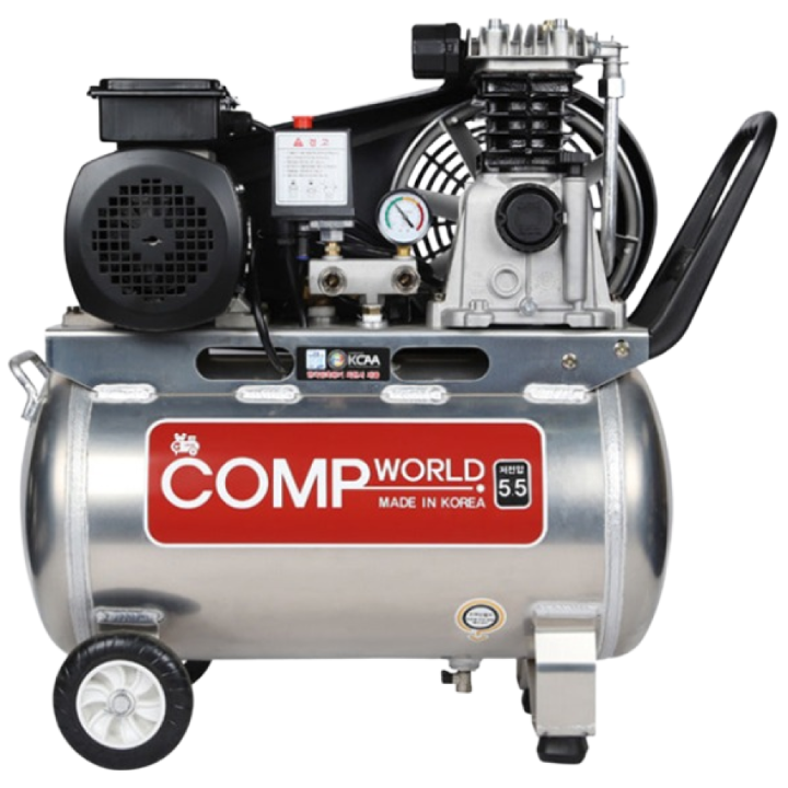 콤프월드 CWA55-40 휴대용 콤프레샤 5.5마력 탱크용량 40리터 알루미늄탱크, 1개 709,300원