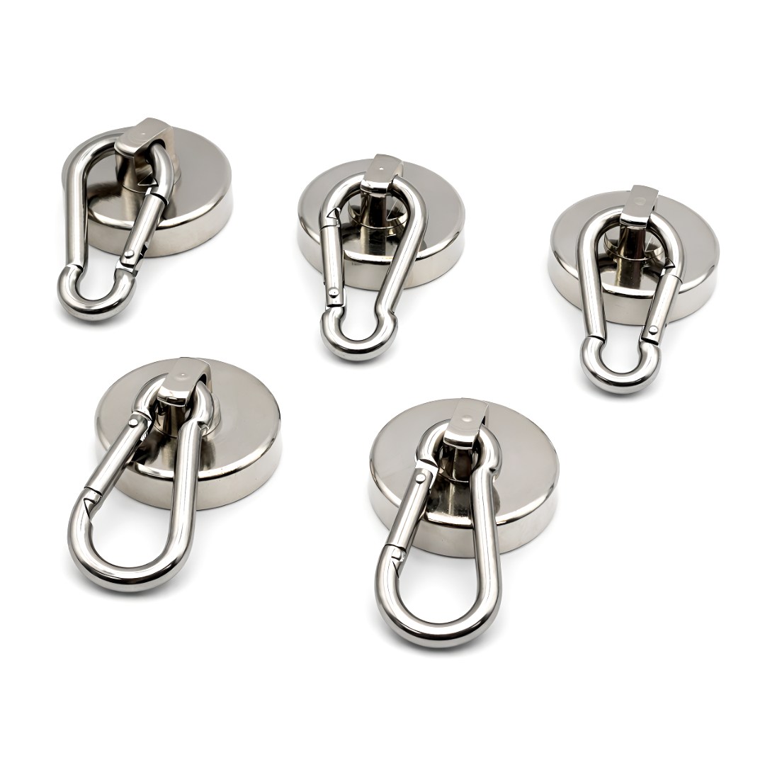 마니코 초강력 네오디움 카라비너 자석 지름32mm, 5개, 실버 13,900원