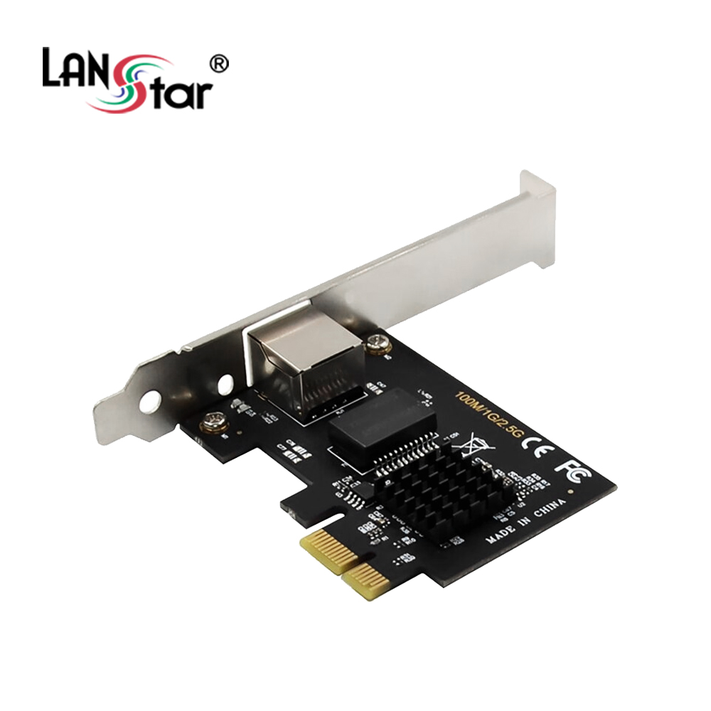 PCI-Express 2.5G 랜카드 리얼텍 RTL8125B 칩셋 최대 2.5Gbps LS-PCIE-EX25, 단일상품 25,000원