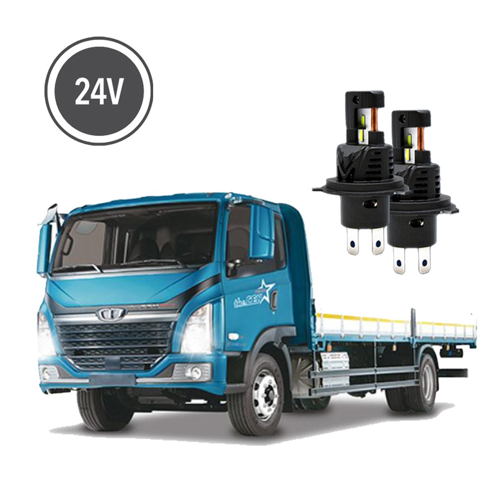 엑셀라이트 타타대우 더쎈 24V 합법 인증 LED 자동차 전조등 버스 화물차 헤드라이트 135,000원