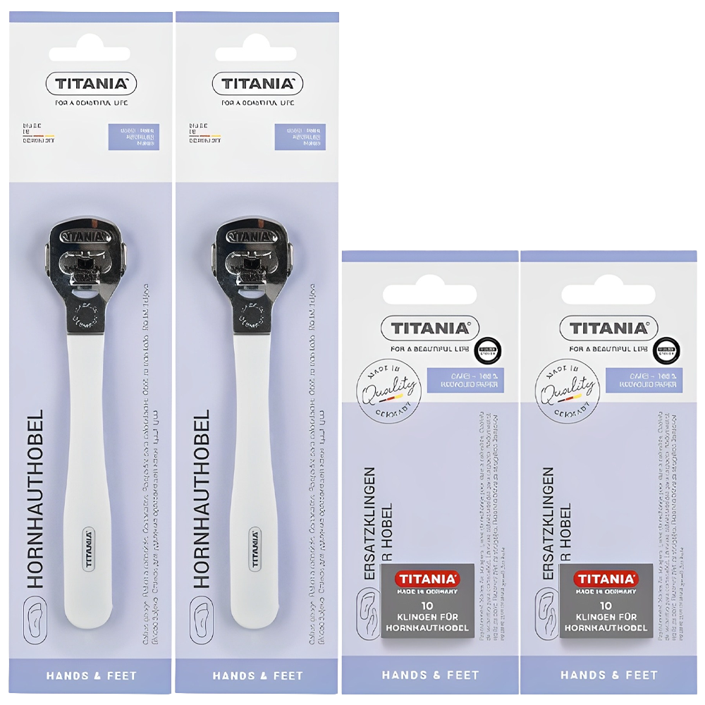 티타니아 콘커터 발 각질 제거 + 교체형 날 10p 세트 8,000원