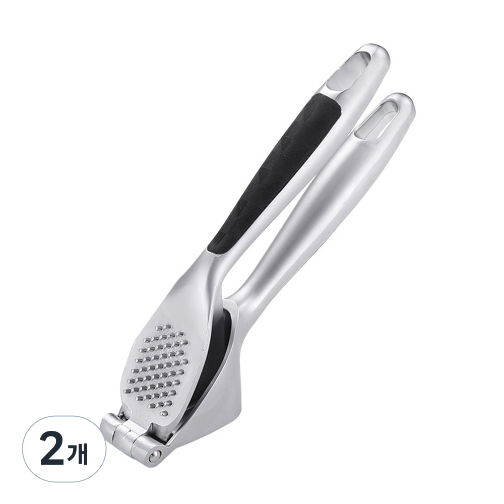 감앤각 마늘프레스 간편한 한손 마늘다지기 마늘짜개 도구 간마늘 다짐기 으깨기 갈릭프레스 다용도 프레스, 2개, 실버 17,910원