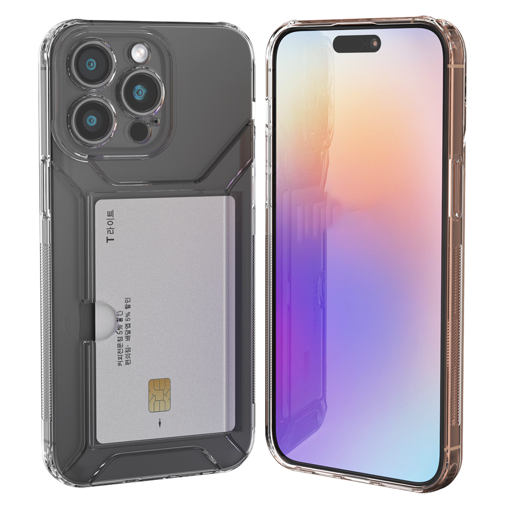 굿밸류 클린핏 카메라보호 2장 카드 휴대폰 케이스 4,000원