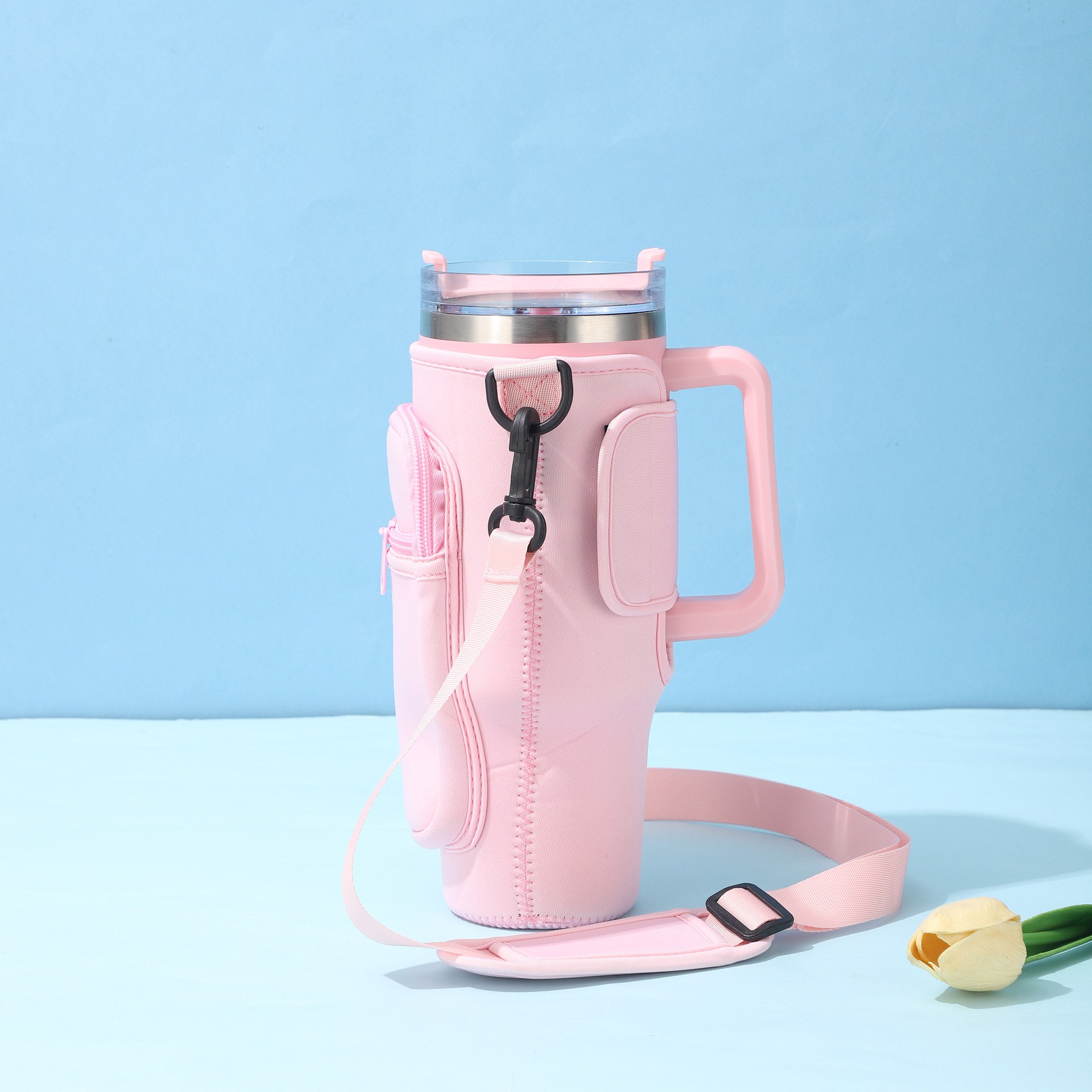 별별리빙샵 텀블러백 텀블러 가방 스트랩 1.18리터 대용량 40oz 8,900원