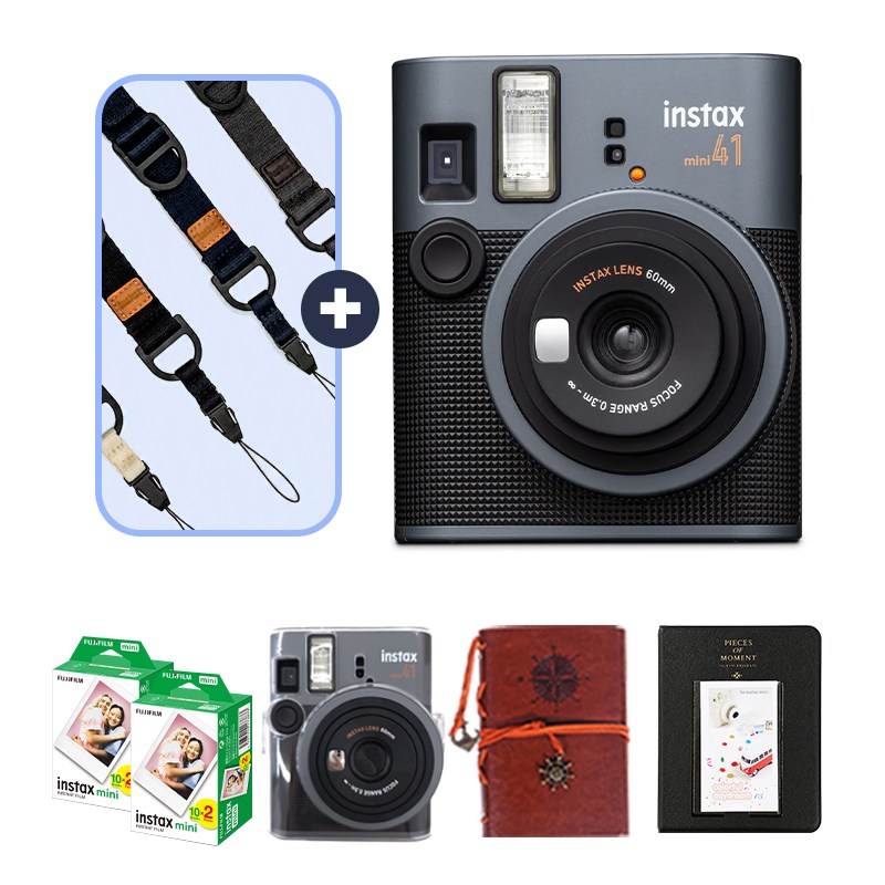인스탁스 미니41+투명케이스+필름40장+선물SET+스트랩증정 211,600원