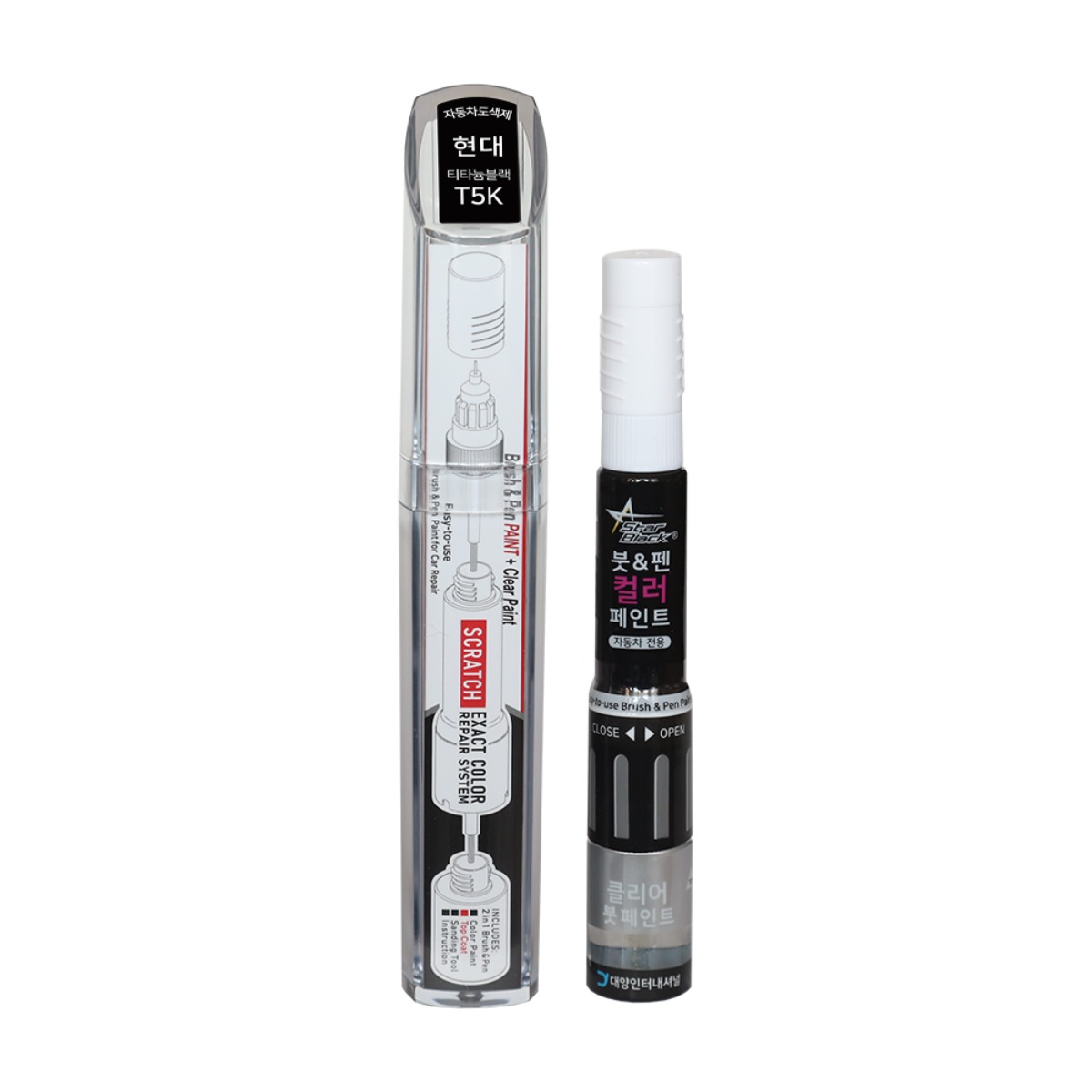 현대자동차 붓펜 페인트 자동차 도색용 T5K 티타늄블랙 G70,G80,EQ900 26,800원