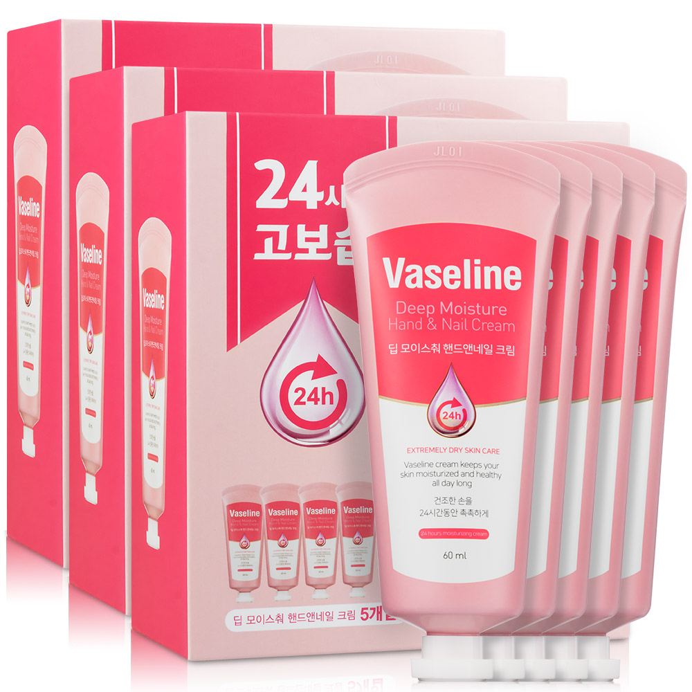 시투와이 바세린 24h 딥 모이스춰 핸드앤네일 크림, 60ml, 15개 18,900원