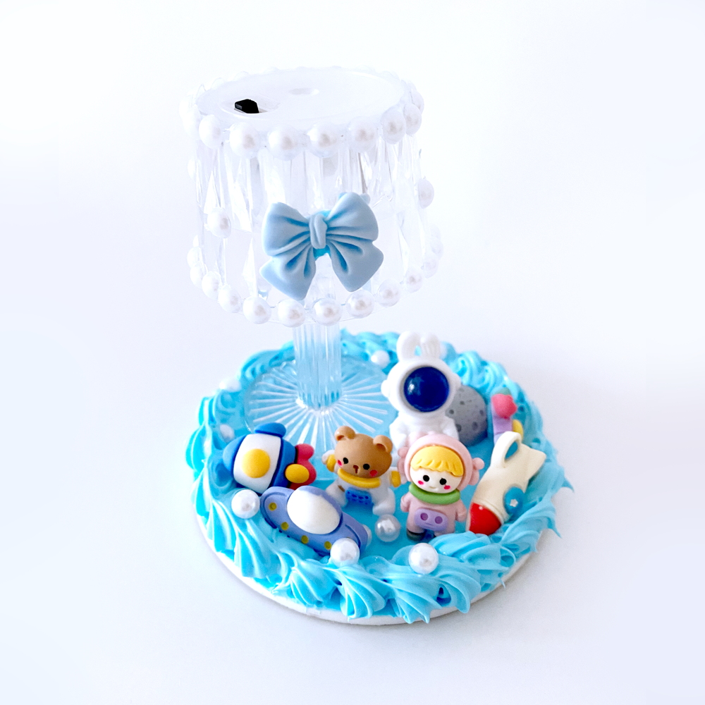 심아트 데코덴 자석 무드등 비즈 만들기, 1개, 우주여행 6,000원