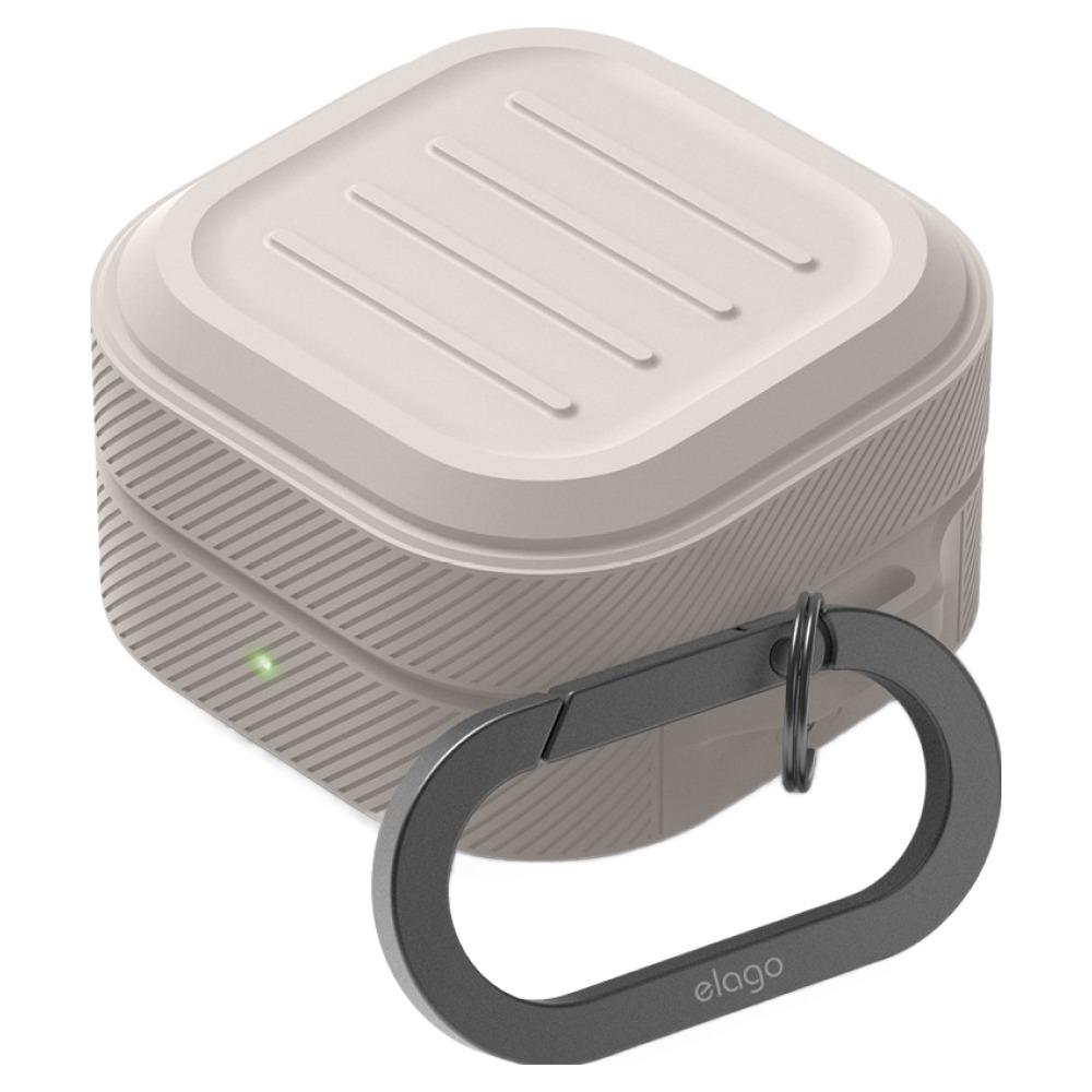 엘라고 갤럭시 버즈4 프로 아머 행 케이스, 갤럭시 버즈4 / 버즈4 프로, 스톤, 1개 19,800원