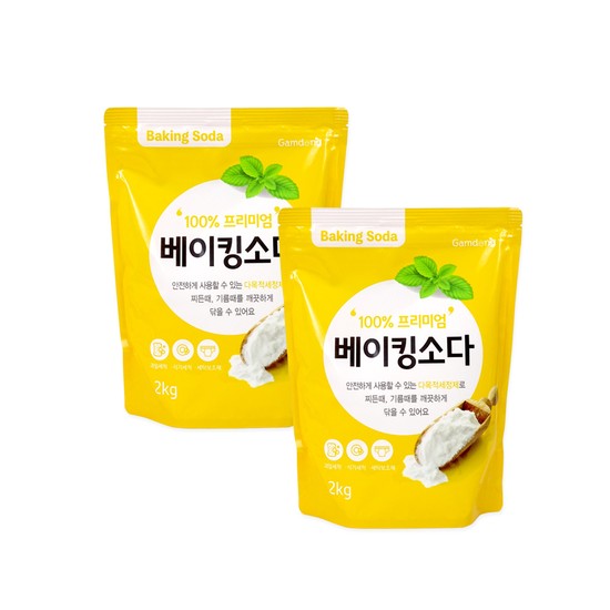 감동 베이킹소다(2kg)-2개 과일세척 세척제 리필 주방세제 천연세제 9,030원