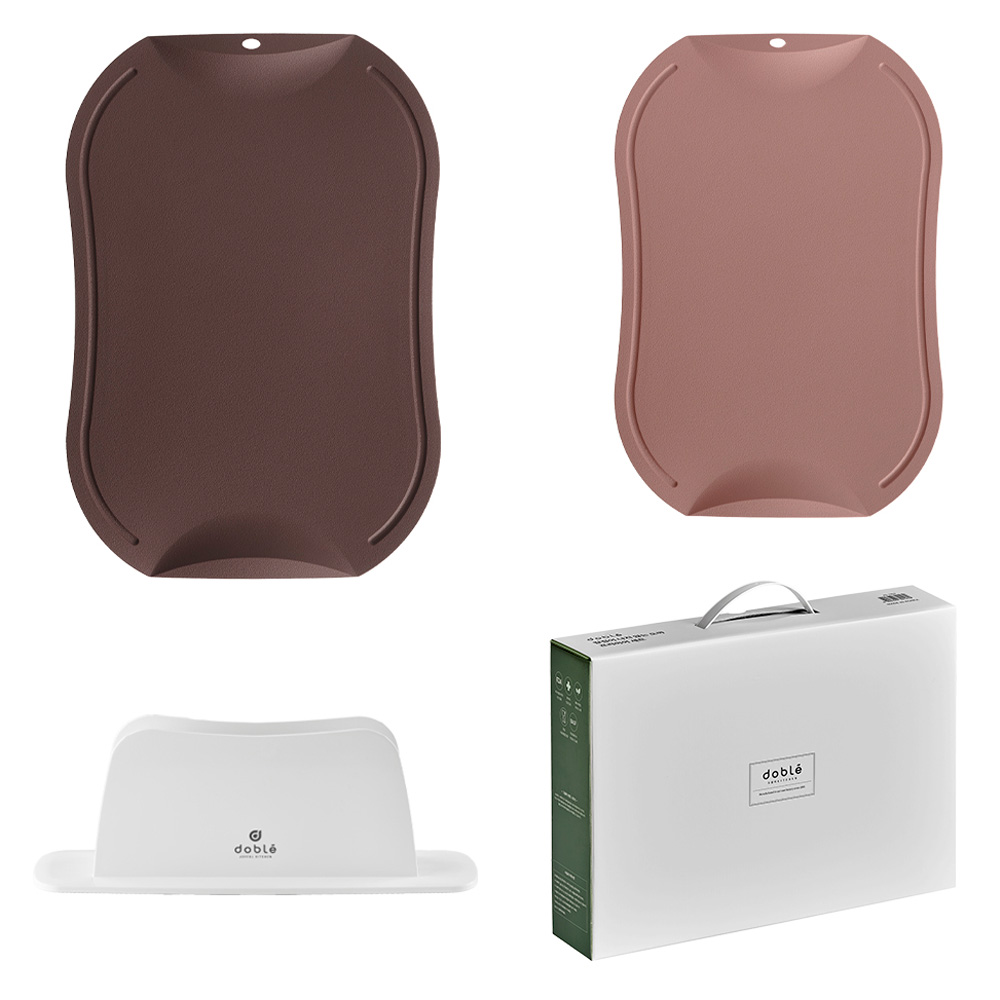 도블레 칼집 안나는 도마 세트, 1세트, 도마 말린장미 중 + 도마 버건디 대 + ABS 스탠드 58,600원