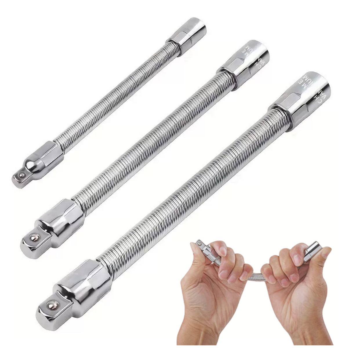 공구PXJ 공구PXJ 플렉시블 샤프트 라쳇연결대 복스알 연결대 소켓 아답터 복스 연장대 1/2 3/8 1/4 3종 14,500원