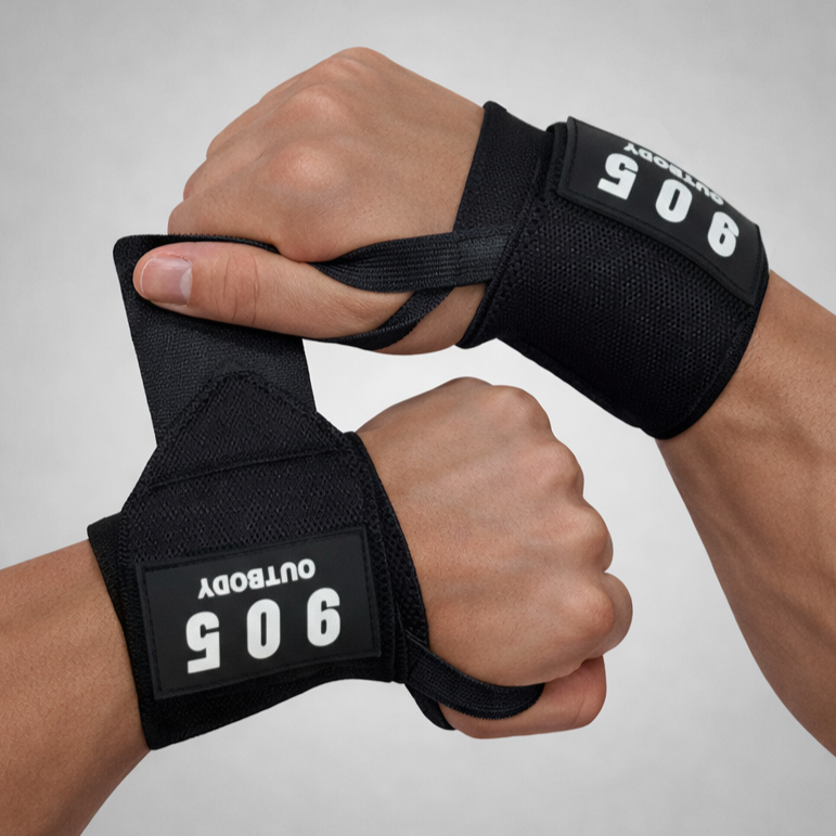 905 헬스용 손목호보대 리스트가드 손목스트랩 리스트랩 손목 보호대 헬스 wrist wrap, 블랙, 1세트 9,900원