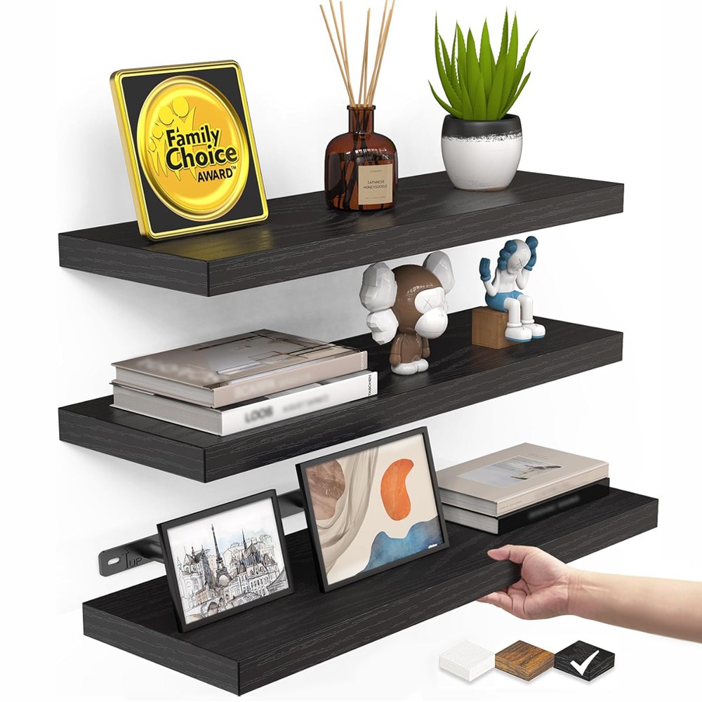 Bloom 무지주 벽선반 3종 세트 | 인테리어 벽걸이 선반 35,900원