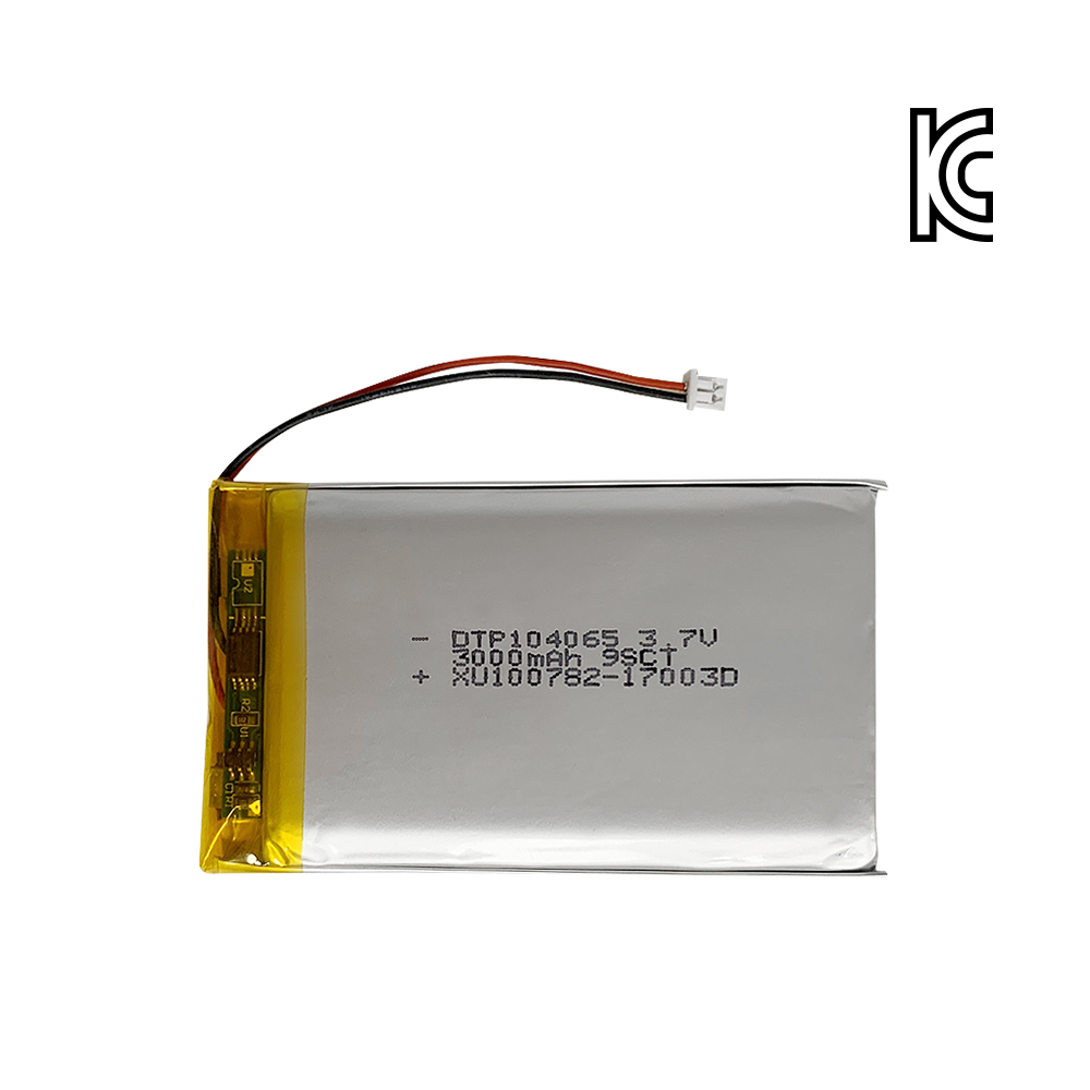 [리튬폴리머] DTP 104065 3.7V 3000mAh, 1개, 1개입 10,100원